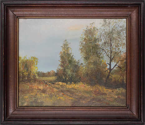 Неизвестный художник. Осенний пейзаж